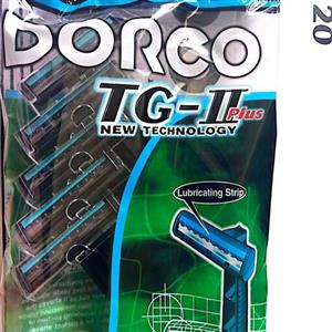 خودتراش ژیلت دورکو 2لبه صابوندار5عددی جعبه20تایی اصلی ته لنجی