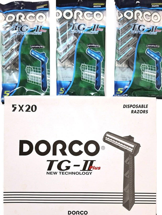 خودتراش ژیلت دورکو 2لبه صابون دار بسته 100تایی