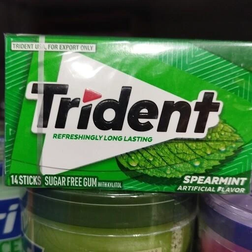 آدامس تریدنت نعنایی خارجی اصلی یک عدد