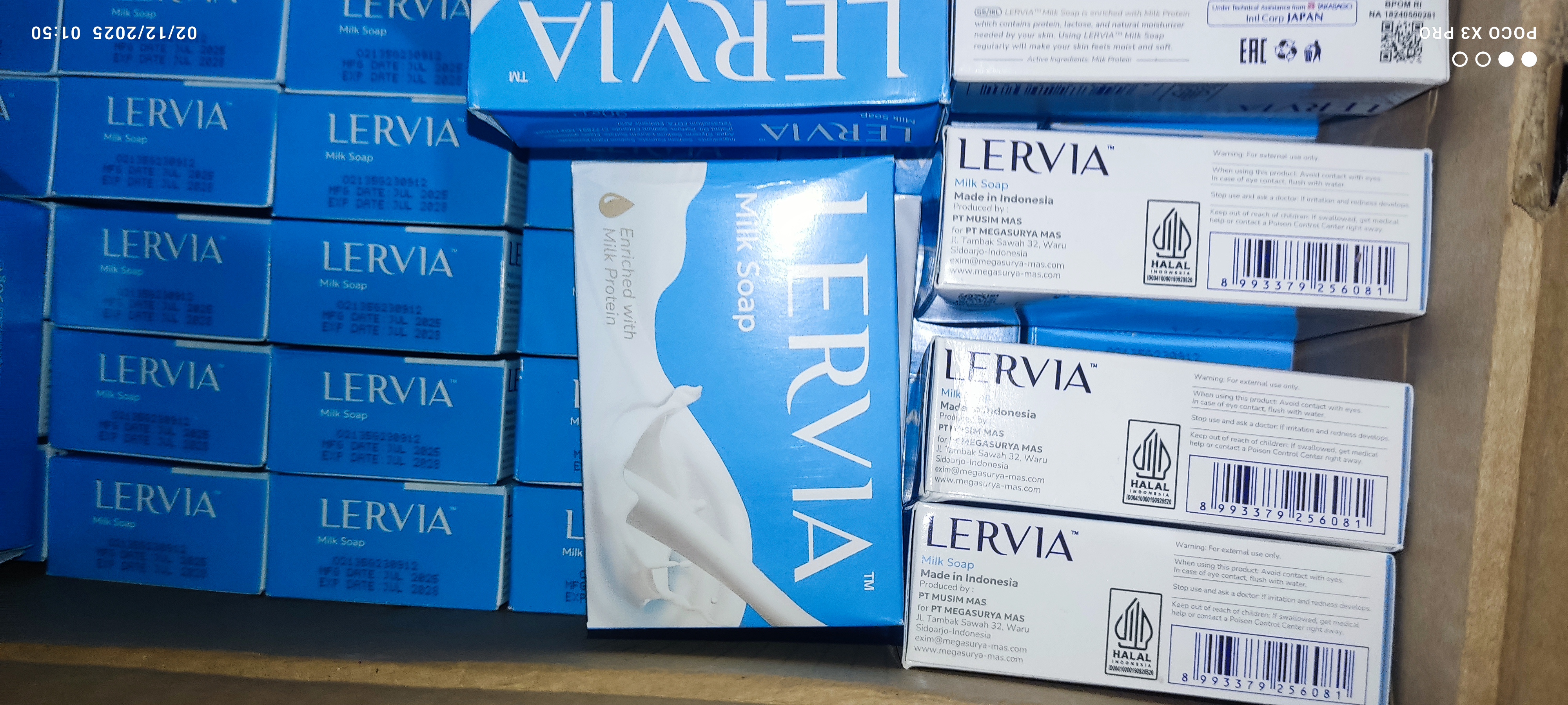 صابون شیر لرویا اصلی 10عددی خارجی ته لنجی