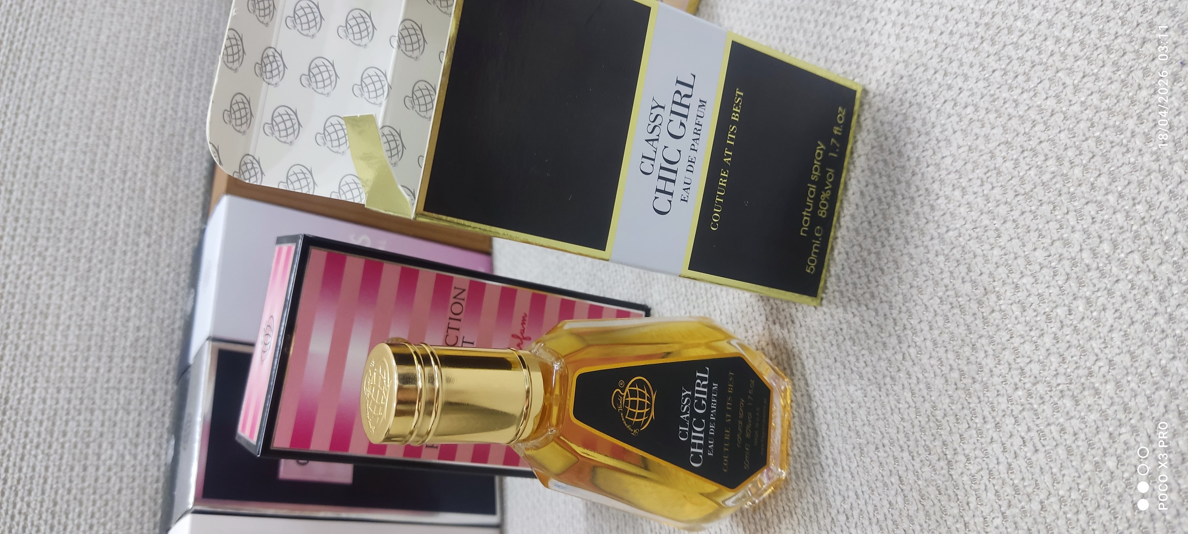 عطر جیبی زنانه فراگرنس ورد Classy Chic Girl حجم ۵۰ میل “کارولینا هررا گود گرل”
