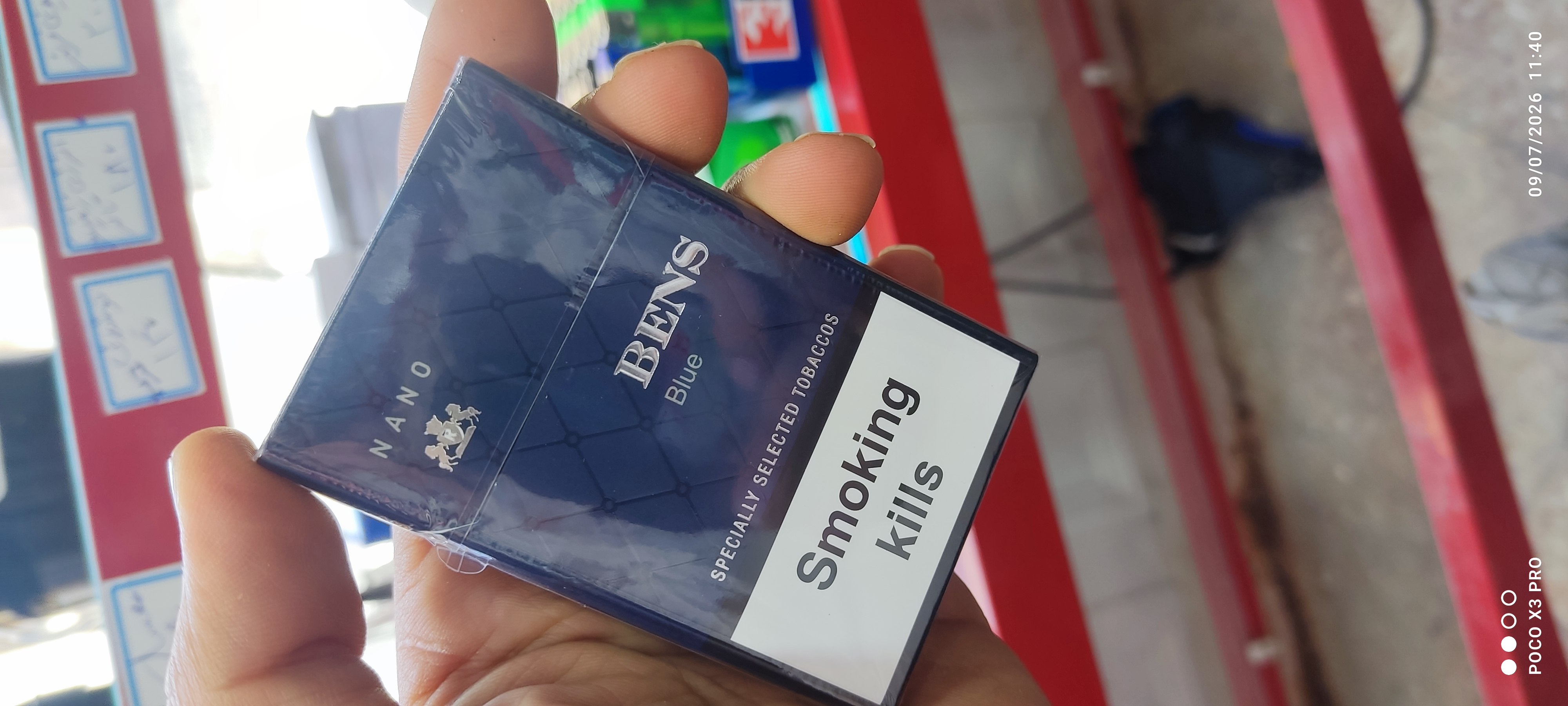 سیگار بنس آبی BENS BLUEیک پاکت