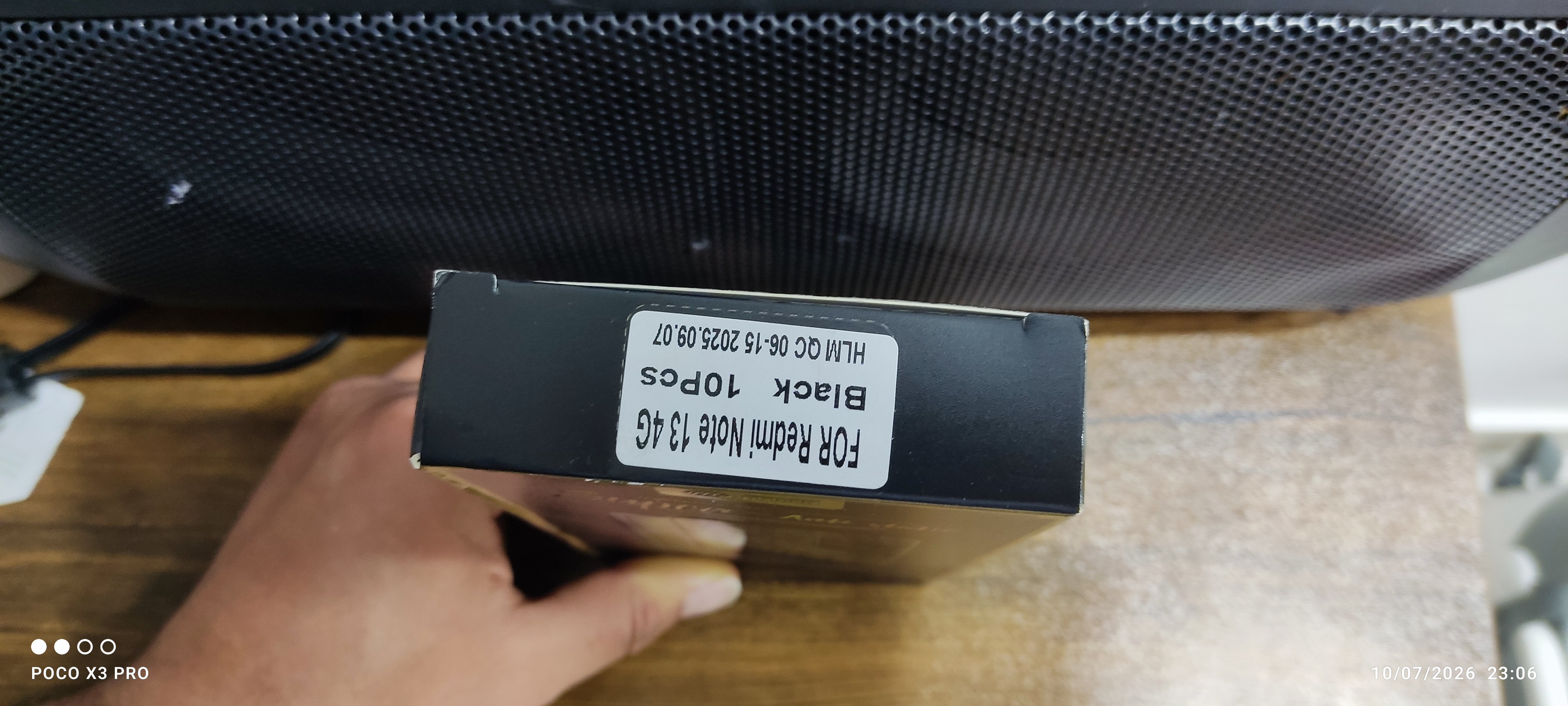 محافظ صفحه نمایش شیشه ای مدل پادر (Poder) مناسب برای گوشی سامسونگ مدل Redmi Note 13G4