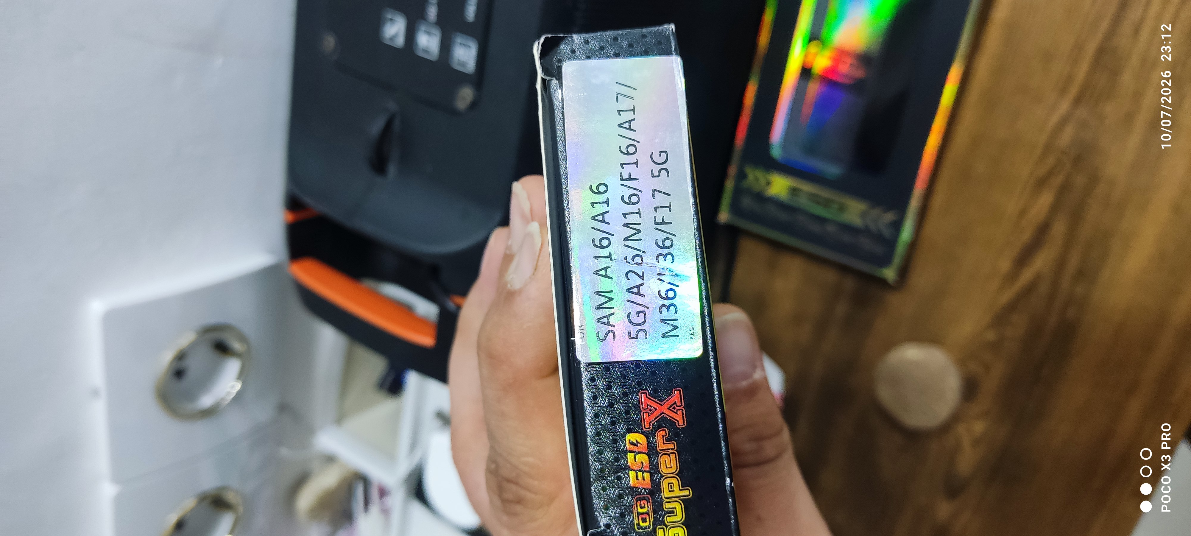 محافظ صفحه نمایش شیشه ای مدل  (esd) مناسب برای گوشی سامسونگ a16-a16g5 A26-m16-f16-a17 M36-f17g5