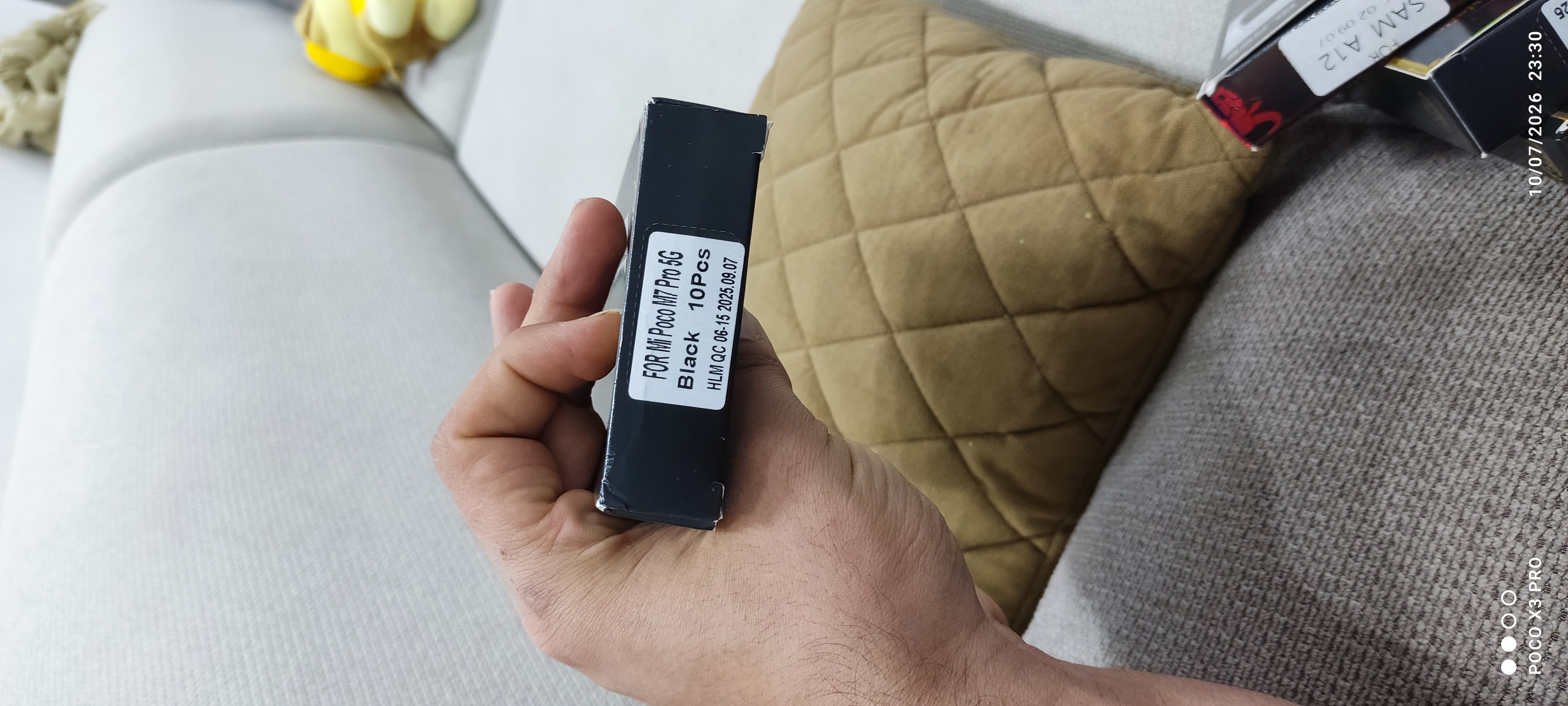 محافظ صفحه نمایش شیشه ای مدل پادر (Poder) مناسب برای گوشی poco M7pro5g