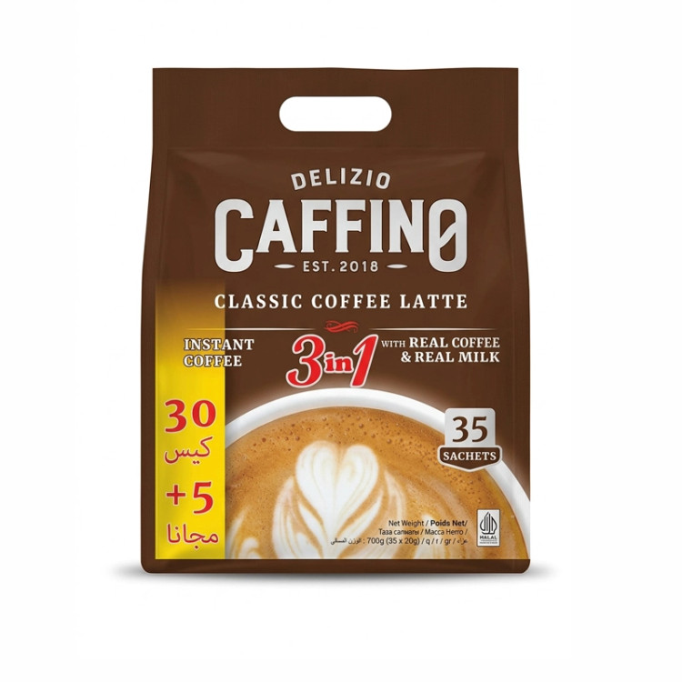 کافی لاته فوری کافینو Classic Coffee Latte بسته 35 ساشه