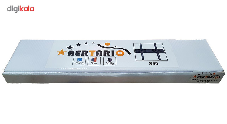 پایه دیواری برتاریو مدل S50 مناسب برای تلویزیون های 40 تا 50 اینچی