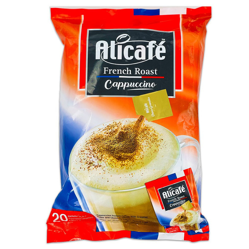 کاپوچینو کافه علی -  25 گرم بسته 20 عددی