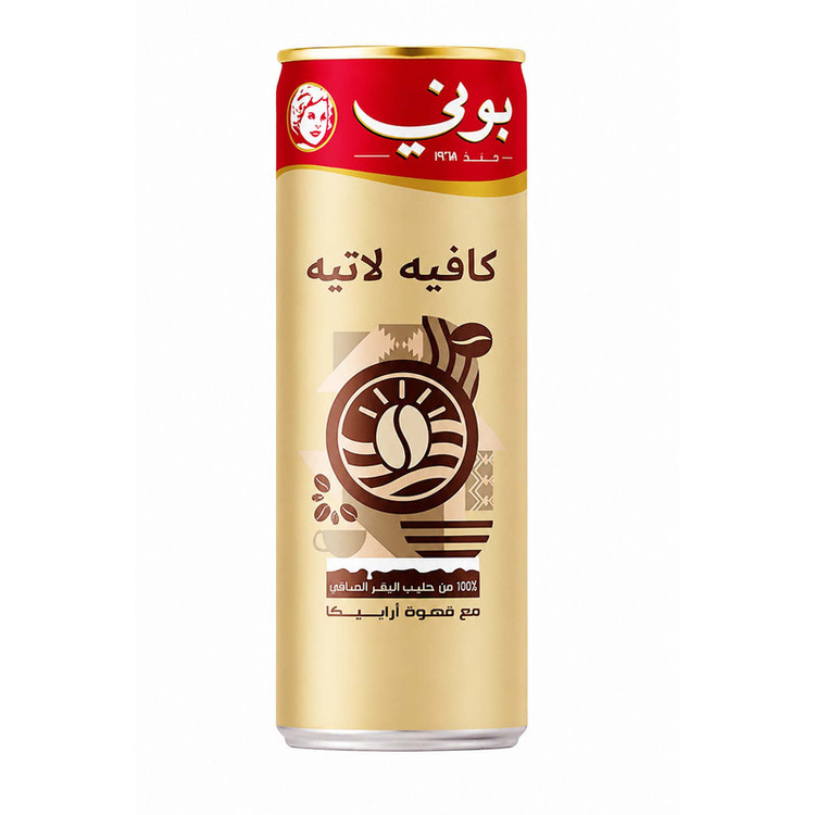 آیس کافی بونی با طعم لته - 250 میلیلیتر